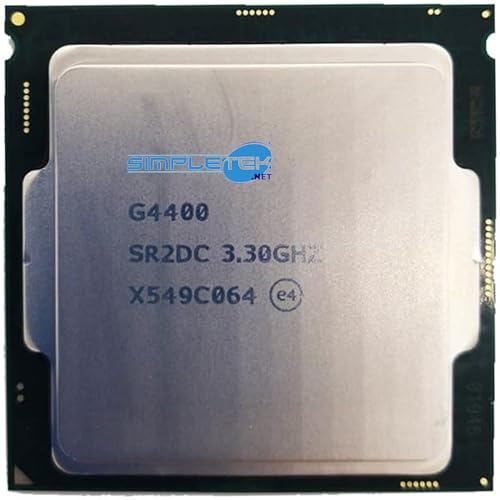 SIMPLETEK - Procesador para ordenador fijo CPU G4400 3,3 GHz Socket 1151 6Th Gen SR2DC (reacondicionado)
