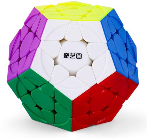 Bukefuno QY Toys Megaminx QiHeng S2 M Magnetic 3x3 Cube Stickerless Magic Dodekaeder QiHeng V2 M Magnetic 3x3x3 Pentagonal 2024 Puzzle Cube Speed