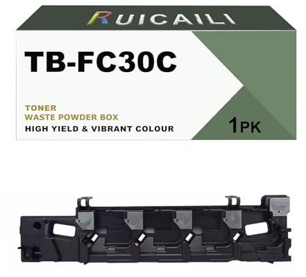TB-FC30 TBFC30 TB-FC30C TBFC30C Réservoir de Toner usagé Compatible en Remplacement de TB-FC30 TBFC30 A Utiliser avec Les imprimantes E-Studio 2050C 2051C 2500AC 2510AC 2550C 2551C 3015AC 3505AC (1PK)