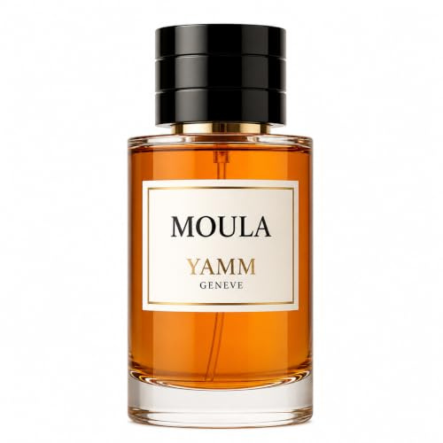 YAMM Genève Moula – Estratto di profumo Caramello & Oud – 50 ml | Fragranza unisex gourmand e fruttata con caramello, pesca, fragola, lampone, zenzero, vaniglia, muschio, oud e patchouli.