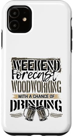 Prévisions du Week-End pour Le Travail du Bois Chance de Boire du Bois Coque pour iPhone 11