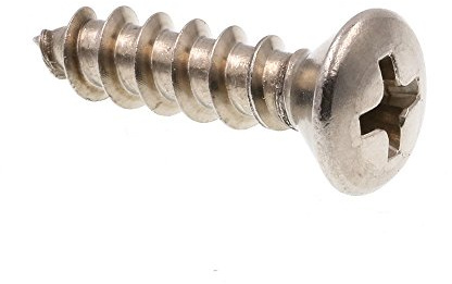 Prime-Line 9023179 Sheet Metal Screw, Self-Tapping, Oval Head Phillips, #10 X 3/4 in, Grade 18-8 Stainless Steel, Pack of 100