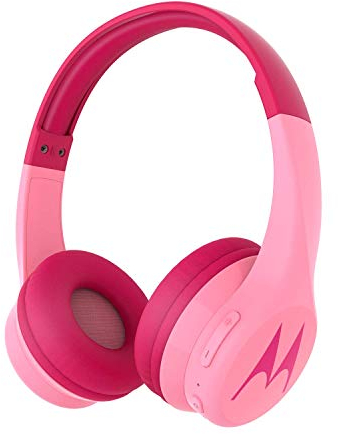 Motorola Squads 300 - Cuffie wireless Bluetooth per bambini, colore: Rosa, One