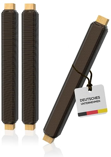 Talvani Basteldraht 3X | in grün Silber schwarz – Hochwertiger Blumendraht zum Basteln – Rostfreier Draht, DE Versand – Verbesserter Bindedraht für Pflanzen geglüht, Ø 0,65 mm | 38 m