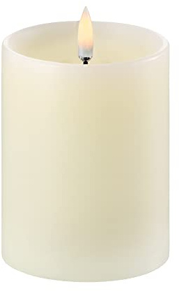 Piffany LED-Kerze, 78 x 119 mm, elfenbeinfarben, 7,8 x 10,1 cm
