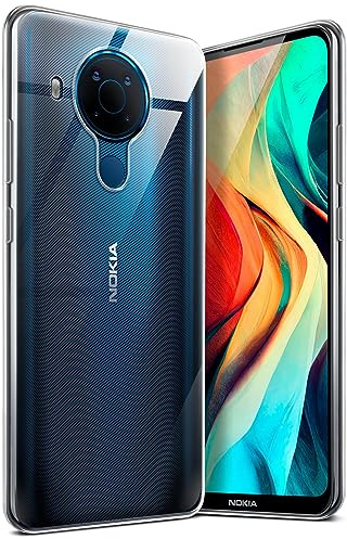 moex für Nokia 5.4 Hülle Durchsichtig, Silikon Handyhülle Transparent, Clear Case Ultra Slim, Backcover Schutzhülle Dünn, Silikonhülle Minimalistisch, Aero Case, Klar