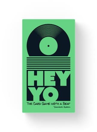 Oink Games Hey YO - Funny Card Game with Music - English Version - Ages 9+ | Cooperative Rhythm Party Game - Play cards to the beat & work together - For 2-10 Players - Travel-friendly Box