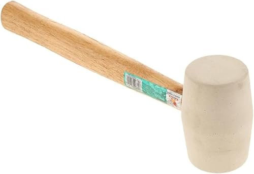 Rubber Mallet Hammer 18oz White Installing Laminate Flooring, Disassembling Shelving, Install