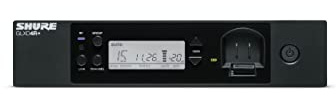 Shure GLXD14R+ Sistema inalámbrico digital Pro de doble banda, perfecto para guitarra y bajo, batería de 12 horas, alcance de 100 pies, incluye cable de instrumento jack de 1/4 pulgadas y receptor de