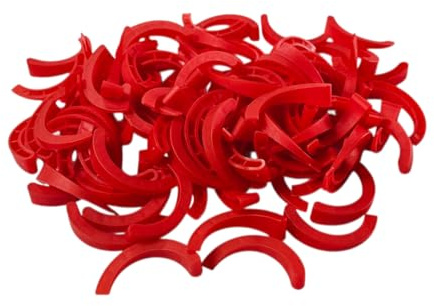Fliesen Sichelkeile 1000 Stück rot 1-13mm Fugenbreite Verlegesystem Nivelliersystem Keile