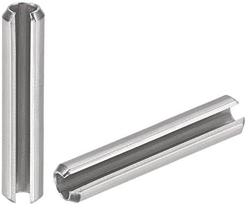 XYWHPGV Geschlitzter Federstift - M4 x 40 mm 304 Edelstahl Geteilte Federrollen-Passstifte Glatte Oberfläche 50 Stück(ef7d2 a08d6 22af3 18480 60462 c45c6