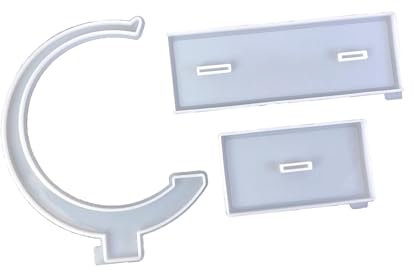 Colcolo Ohrring-Ständer-Modell, Schmuckständer-Modell, Halskette, DIY-Handwerk, Manschetten, Epoxidharz-Gussmodell für Schminktisch, Heimdekoration