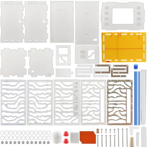 Hormiguero DIY con diseño en Forma de T - Villa acrílica para Insectos Que facilita la observación del Comportamiento de Las Hormigas - Regalo Ideal para Amantes de los Insectos