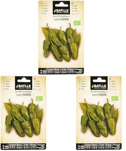 Semillas Batlle Pimiento PADRON - ECO (Paquete de 3)