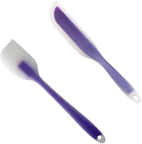 2 Stück Flexibler Silikon Spatel,Flexibler Silikon Spatel Kompatibel mit Thermomix TM6 TM5 TM31 Hitzebeständige Spatel Kleine Spatel Schaber für Mischtopf, Backen