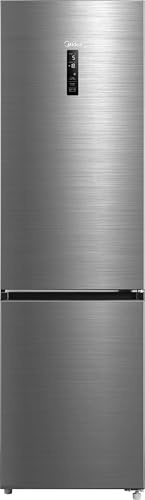 Midea 70/30 Total No Frost Fridge Freezer - Inox - C Rated