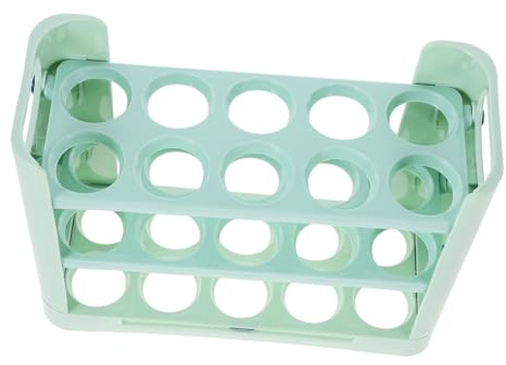 SHINEOFI Egg Storage Box Chicken Egg Basket for Refrigerator Door Narrow Multi-layer Design over The Door Storage