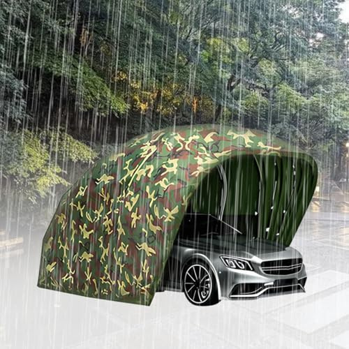 Tenda da sole pieghevole per auto, tenda da garage mobile per esterni, con tessuto Oxford 600D, per parcheggio, cortile, giardino, completamente automatica