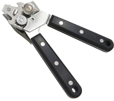 Toyvian Abrelatas de Acero Inoxidable Mango de Madera Baquelita Abrebotellas Multifuncional para Uso Cocina o Camping
