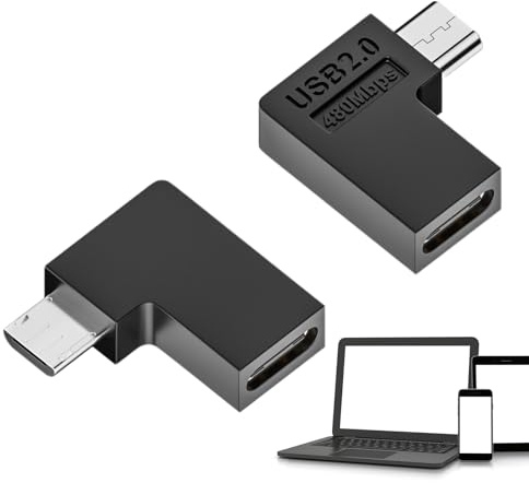 Lunaobrik Adaptador de tipo C a USB, convertidor de tipo C a USB - Adaptador de carga USB hembra | Herramienta de conexión Plug and Play para, viajes de negocios
