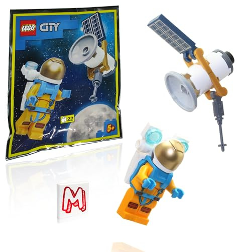 LEGO City MiniFigure: Space Port - Astronaut (with Jetpack and Flashlight) 60077