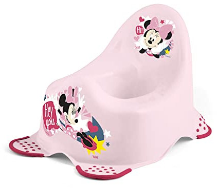 Lulabi Minnie Icon Töpfchen für Mädchen aus Polypropylen mit rutschfesten Gummifüßen
