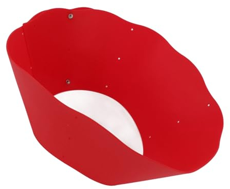 Protector contra Salpicaduras, Silicona Antisalpicaduras de Aceite, Protector contra Salpicaduras Ajustable, Sartén, Suministros de Cocina de Pared, Rojo