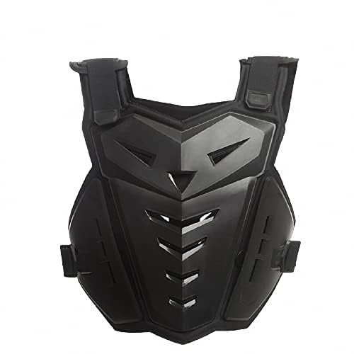 MAOTN Motorrad schutzweste Herren Damen,MTB Motocross brustpanzer MTB Protektoren Weste,atmungsaktiver Brust/rücken Schutz Gear,Outdoor Sport Skifahren,Kart protektorenjacke (Schwarz, Size)