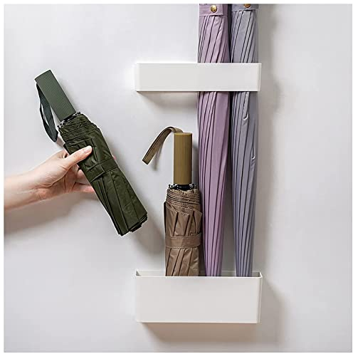 Regenschirmständer, an der Wand montierter Regenschirmhalter, platzsparender Regenschirmhalter, für Regenschirme und Spazierstöcke Feito NA China