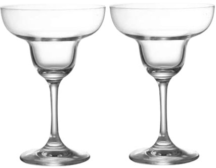 Supercap Maragrita-Gläser, kristallklare Weingläser für Cocktails, klassische Bargläser, perfekt für Restaurants und Partys zu Hause, 2 Stück… (2pcs)