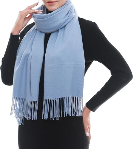 RIIQIICHY Schal Damen Winter Schals Tücher Winterschal Kuschelig Xxl Damenschal Pashmina Herbst Frauen Schal mit Fransen