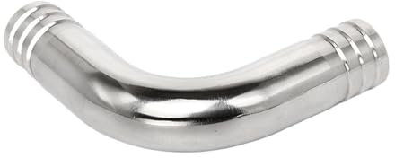 1 STÜCKE Fit Rohr ID 19/25/32/38/45/51/57/63/76mm Schlauch Stacheldraht 304 Edelstahl 90 Grad Rohrbogen Fitting 5,0(25mm)