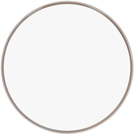 Denash Miroir Grossissant 30x, Miroir Grossissant de 6 Pouces avec 3 Ventouses, Miroir Rond de Taille Voyage pour Le Maquillage et la Coupe des Sourcils avec Une visibilité Claire (Gold)
