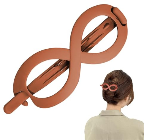Zasdvn Pinces crocodiles plates pour femmes – Pince à cheveux avec boucle de queue de cheval, accessoires de coiffure, pinces à cheveux banane, pinces à cheveux pour femmes et filles