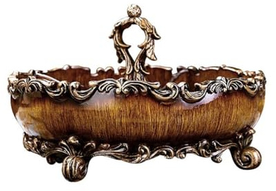 Fruttiera Piatto Di Frutta Secca Retrò Diviso, Piatto Di Caramelle, Piatto Di Frutta Decorativo For Tavolino Da Salotto Nordico Fruttiere