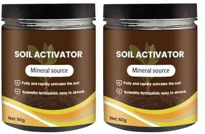 Soil Activator for Plants, Professional Bone Meal Fertilizer, Dirt Health Booster, Liquid Fertilizer for Indoor & Outdoor Plants Premium Soil Activated Treasure for Potting Mix Seedling Compost