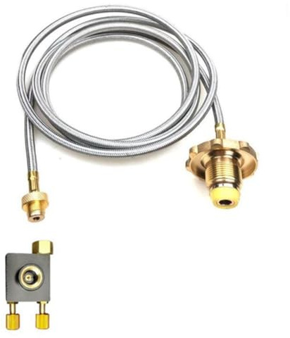 Moliuoly Camping Gas Stove Adapter Brass Refill and Conversion Connector for Cartridges and Gas Bottles Ideal for Outdoor Cooking, Picnic and Camping