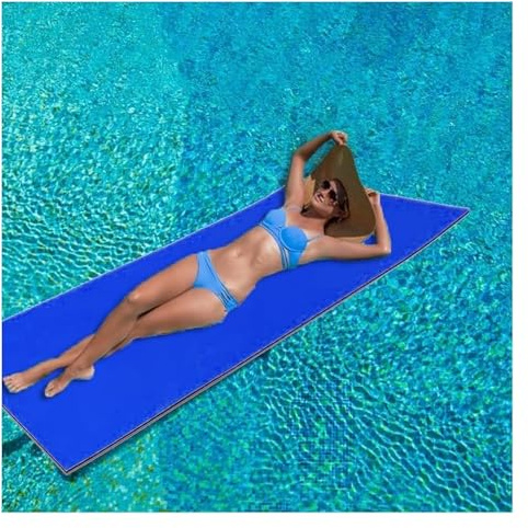 Flytande vattendyna, flytmattor for sjön flytande | mattor for vattnet | Flytmatta for pool, strand, sjö, rivningsbeständig(270 * 90cm)