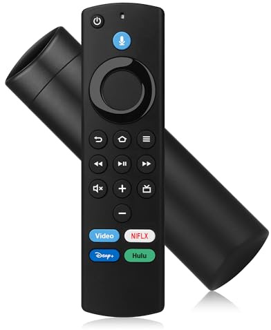 Télécommande vocale pour Smart TV Fire (2e/3e génération, Lite, HD), TV Stick 4K/4KMax (1ère/2e génération), TV Cube, Smart TV (3e génération)