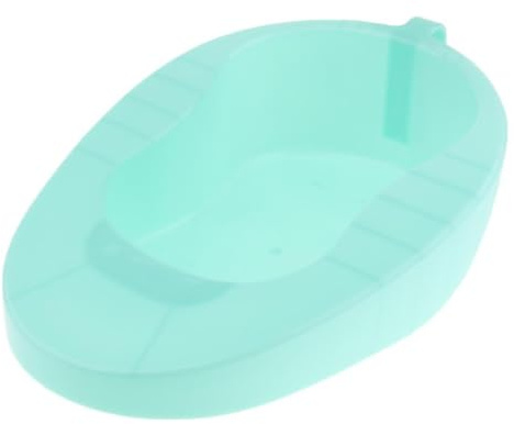 DSOUWEH Padella per letto in plastica resistente, facile da pulire, professionale per anziani, uomini e donne, dimensioni circa 39x27x11 cm, professionale per