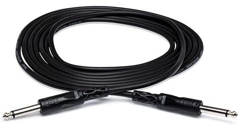 Hosa CPP-110 Unbalanced Interconnect, 1/4 Inch TS to Same, 10 Feet