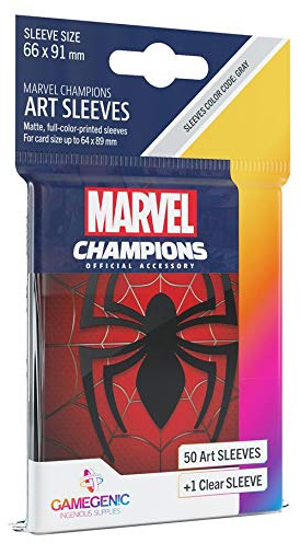 Gamegenic, Marvel Champions Art Sleeves – Spider-Man, Zubehör