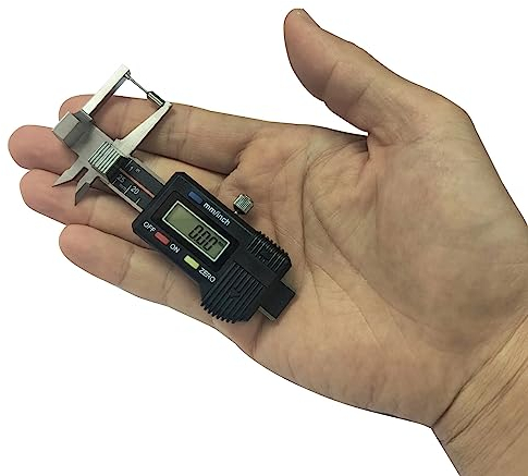 Mini-Dickenmessgerät, Messschieber 0–25 mm mit 0,01 mm elektronischer Digitalanzeige für Schmuck, Edelsteine, Diamanten
