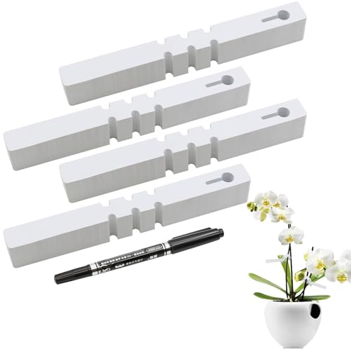 ZOCONE Lot de 400 étiquettes pour plantes de jardin, en plastique, à boucles, résistantes aux intempéries, réglables, pour arbres et plantes en plein air (blanc)