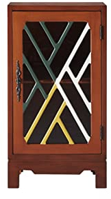 MOOWI Weinschrank Kleiner Weinschrank mit Glastür for Küche, Hausbar, Wohnzimmer Barschrank (Size : B)
