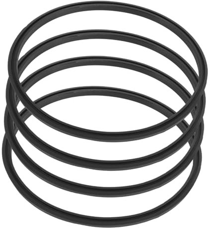 Amosfun 4 Pièces Anneau en Silicone pour Tasse bagues détanchéité pour gobelets à vin Bague détanchéité en Silicone Tasses en Verre Dessous de Verre Anneau de Silicone Phoque Coupe