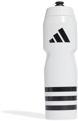 adidas Unisex - Adulto TIRO BOTTLE 0.75 LITRE, white/black, One Size