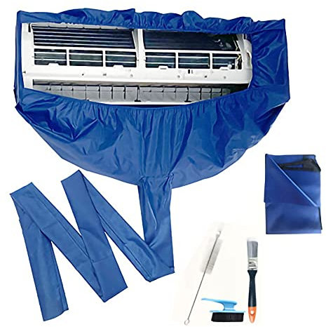 GODFSAHG Housse de Nettoyage pour climatiseur Housse de Nettoyage pour climatiseur Murale, Housse étanche de Nettoyage pour climatiseur, Sac de Protection Anti-poussière pour Lavage et Nett