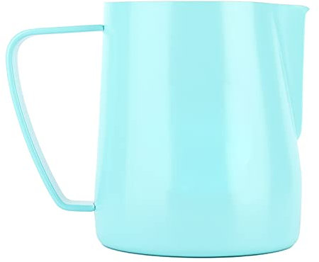 NDNCZDHC Milk Frothing Cup with Pointed Mouth, Stainless Steel Milk Frothing Pitcher, Latte Cup for Home Coffee Shop (600ml)