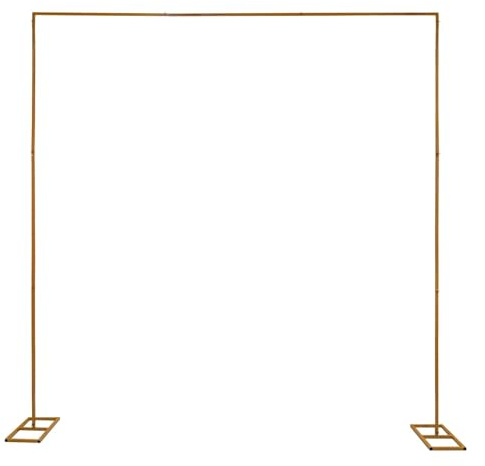 Ayztantine Arco per Palloncini Struttura Supporto for Arco Nuziale con basi, Facile da Montare, 9,8 * 9,8 Piedi, Quadrato, in Metallo, for Matrimoni, Feste, Eventi, Decorazioni